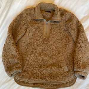 Abercrombie & Fitch Teddy Half Zip Pullover